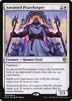 Matte Finish Dominaria United Anointed Peacekeeper ( #2 )
