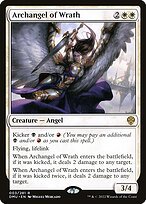Matte Finish Dominaria United Archangel of Wrath ( #3 )