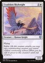 Matte Finish Dominaria United Coalition Skyknight ( #14 )