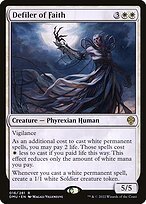 Matte Finish Dominaria United Defiler of Faith ( #16 )