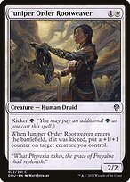 Matte Finish Dominaria United Juniper Order Rootweaver ( #22 )