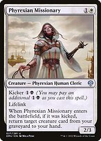 Matte Finish Dominaria United Phyrexian Missionary ( #27 )