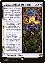 Matte Finish Dominaria United Urza Assembles the Titans ( #37 )