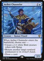 Matte Finish Dominaria United Aether Channeler ( #42 )