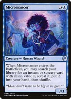 Matte Finish Dominaria United Micromancer ( #57 )