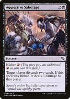 Matte Finish Dominaria United Aggressive Sabotage ( #78 )