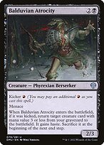 Matte Finish Dominaria United Balduvian Atrocity ( #79 )
