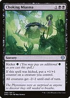 Matte Finish Dominaria United Choking Miasma ( #86 )