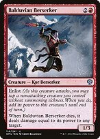Matte Finish Dominaria United Balduvian Berserker ( #116 )