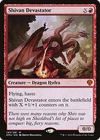 Matte Finish Dominaria United Shivan Devastator ( #143 )