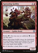 Matte Finish Dominaria United Sprouting Goblin ( #145 )