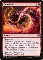 Matte Finish Dominaria United Twinferno ( #149 )