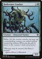 Matte Finish Dominaria United Barkweave Crusher ( #154 )