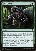Matte Finish Dominaria United Bite Down ( #155 )