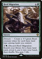 Matte Finish Dominaria United Herd Migration ( #165 )