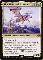 Matte Finish Dominaria United Rith, Liberated Primeval ( #214 )