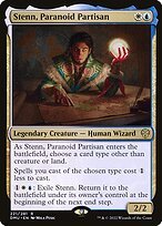 Matte Finish Dominaria United Stenn, Paranoid Partisan ( #221 )