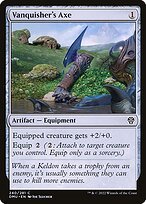Matte Finish Dominaria United Vanquisher's Axe ( #240 )