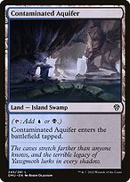 Matte Finish Dominaria United Contaminated Aquifer ( #245 )