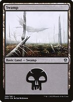 Matte Finish Dominaria United Swamp ( #268 )