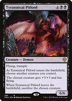 Matte Finish Dominaria United Tyrannical Pitlord ( #284 )