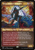 Matte Finish Dominaria United Astor, Bearer of Blades ( #293 )