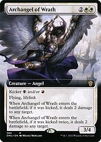 Matte Finish Dominaria United Archangel of Wrath ( #384 )