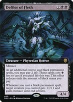 Matte Finish Dominaria United Defiler of Flesh ( #400 )