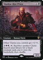 Matte Finish Dominaria United Shadow-Rite Priest ( #403 )