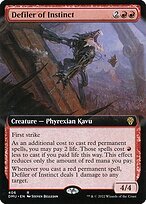 Matte Finish Dominaria United Defiler of Instinct ( #406 )