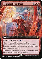 Matte Finish Dominaria United Temporal Firestorm ( #411 )