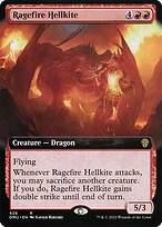 Matte Finish Dominaria United Ragefire Hellkite ( #426 )