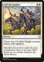 Glossy Finish Dominaria Call the Cavalry ( #9 )