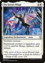 Glossy Finish Dominaria On Serra's Wings ( #28 )