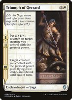 Glossy Finish Dominaria Triumph of Gerrard ( #38 )