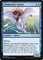 Glossy Finish Dominaria Cloudreader Sphinx ( #47 )