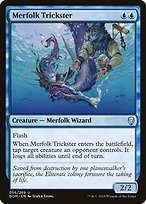 Glossy Finish Dominaria Merfolk Trickster ( #56 )