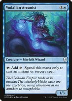 Glossy Finish Dominaria Vodalian Arcanist ( #73 )