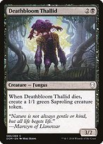 Glossy Finish Dominaria Deathbloom Thallid ( #84 )