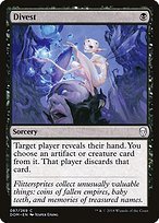 Glossy Finish Dominaria Divest ( #87 )