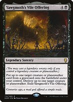 Glossy Finish Dominaria Yawgmoth's Vile Offering ( #114 )