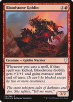 Glossy Finish Dominaria Bloodstone Goblin ( #115 )
