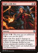 Glossy Finish Dominaria Fight with Fire ( #119 )