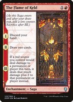 Glossy Finish Dominaria The Flame of Keld ( #123 )