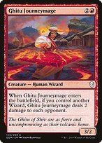 Glossy Finish Dominaria Ghitu Journeymage ( #126 )