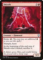 Glossy Finish Dominaria Skizzik ( #145 )