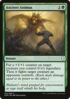 Glossy Finish Dominaria Ancient Animus ( #154 )