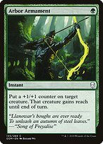 Glossy Finish Dominaria Arbor Armament ( #155 )