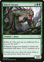 Glossy Finish Dominaria Baloth Gorger ( #156 )