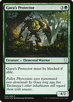 Glossy Finish Dominaria Gaea's Protector ( #162 )